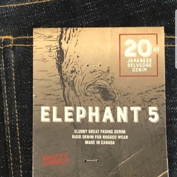 NAKED & FAMOUS Skinny Guy in Elephant 5 100% Cotton W33xL38 - Picture 11 of 11
